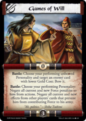 Games of Will